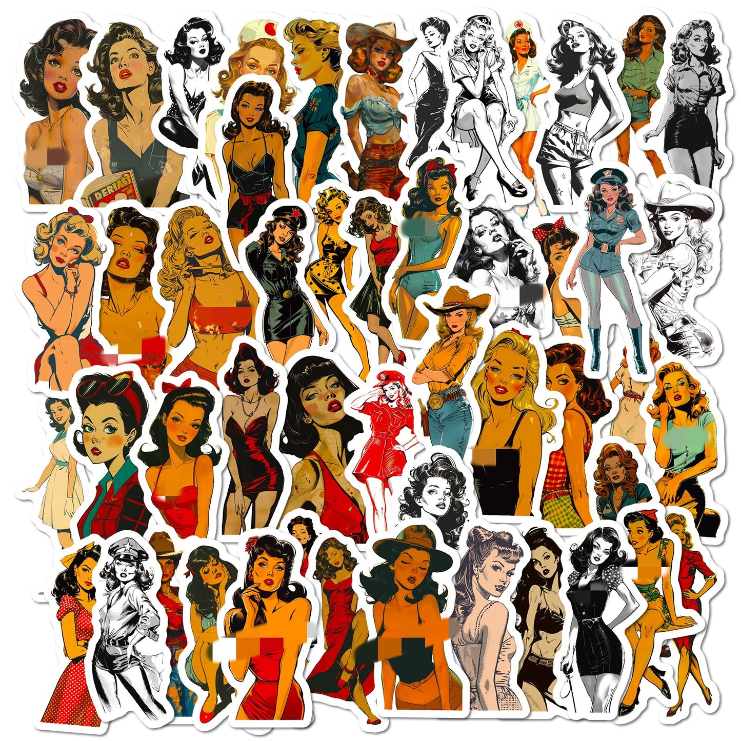 100 pcs Sexy Stickers Sexy Girl Stickers Stickers