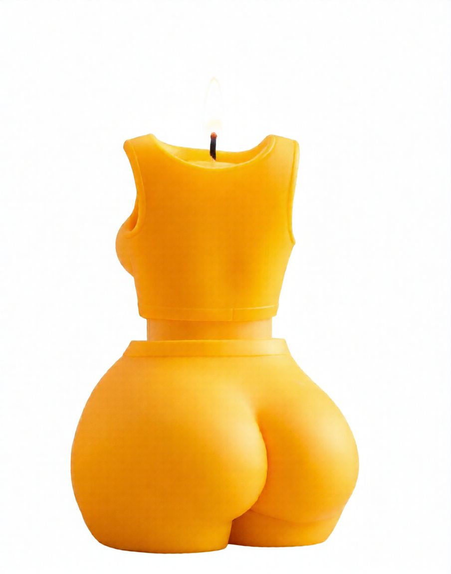 SlimThick Torso Beeswax Candle
