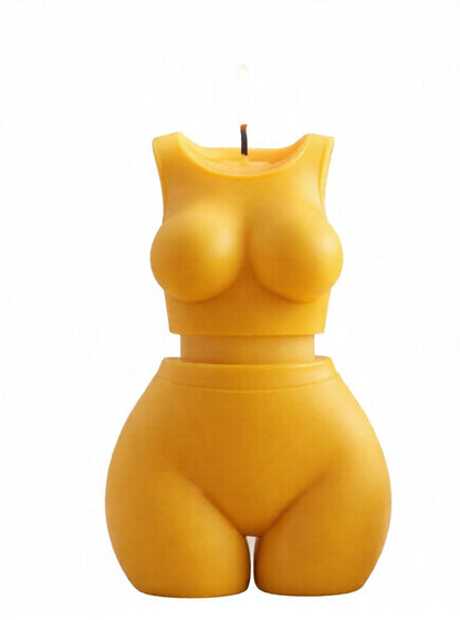 SlimThick Torso Beeswax Candle