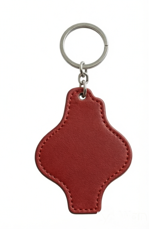 Sassy Types Leather Keychain