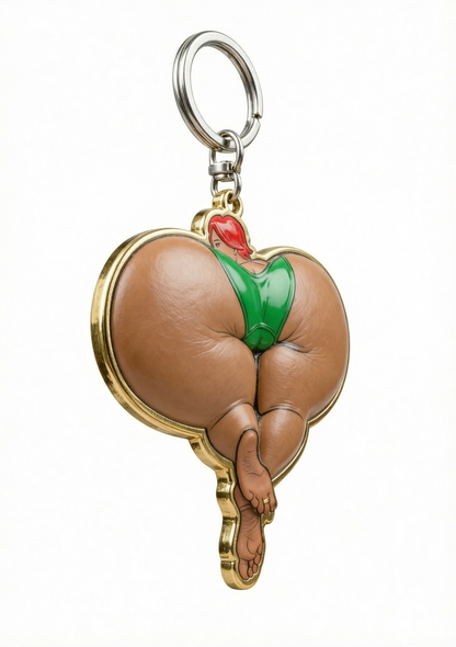 Bold & Sassy Butt Keychain