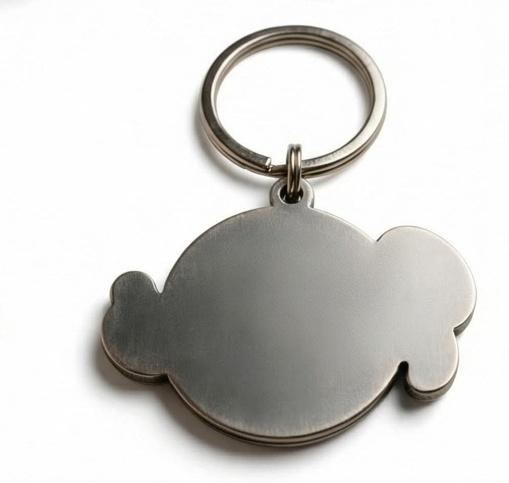 Signature" Metal Keychain
