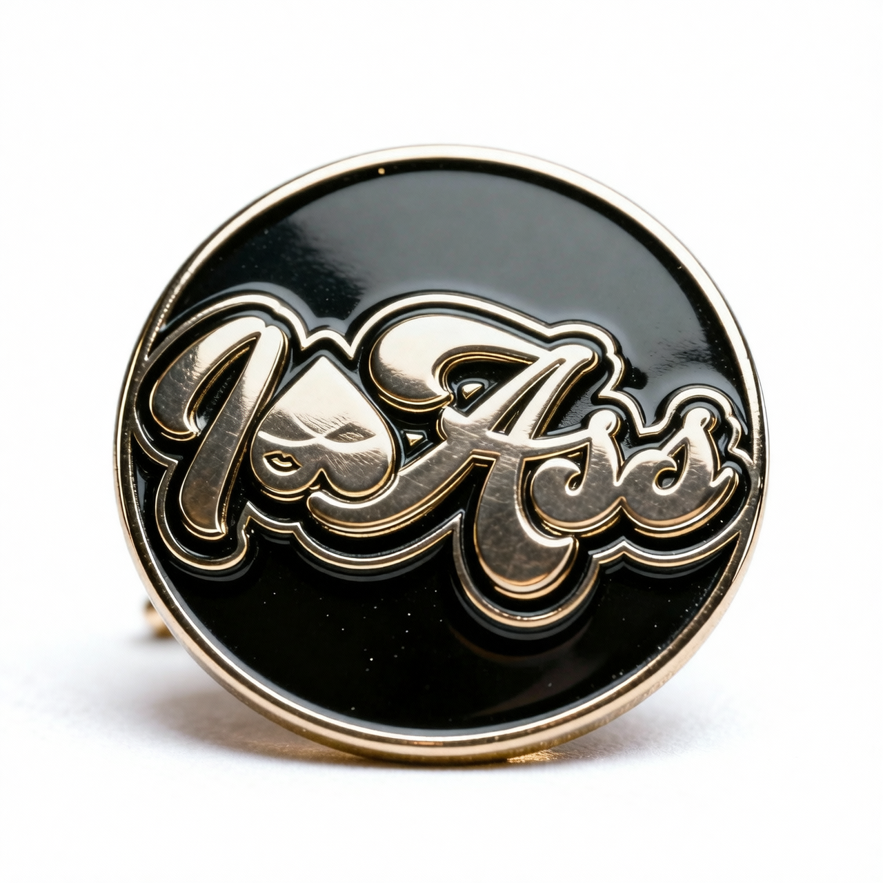 I LOVE" Statement Lapel Pin