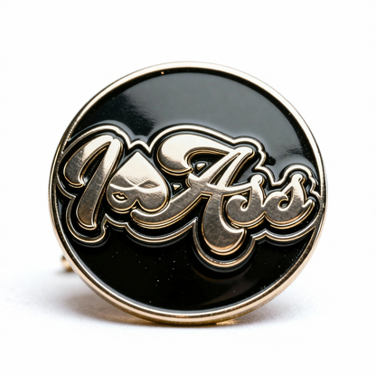 I LOVE" Statement Lapel Pin