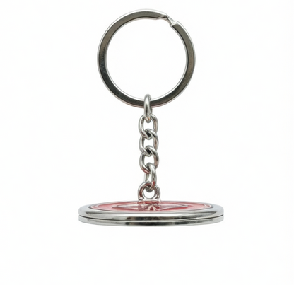 Playful Types Heart Keychain
