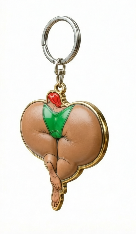 Bold & Sassy Butt Keychain