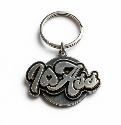 Signature" Metal Keychain