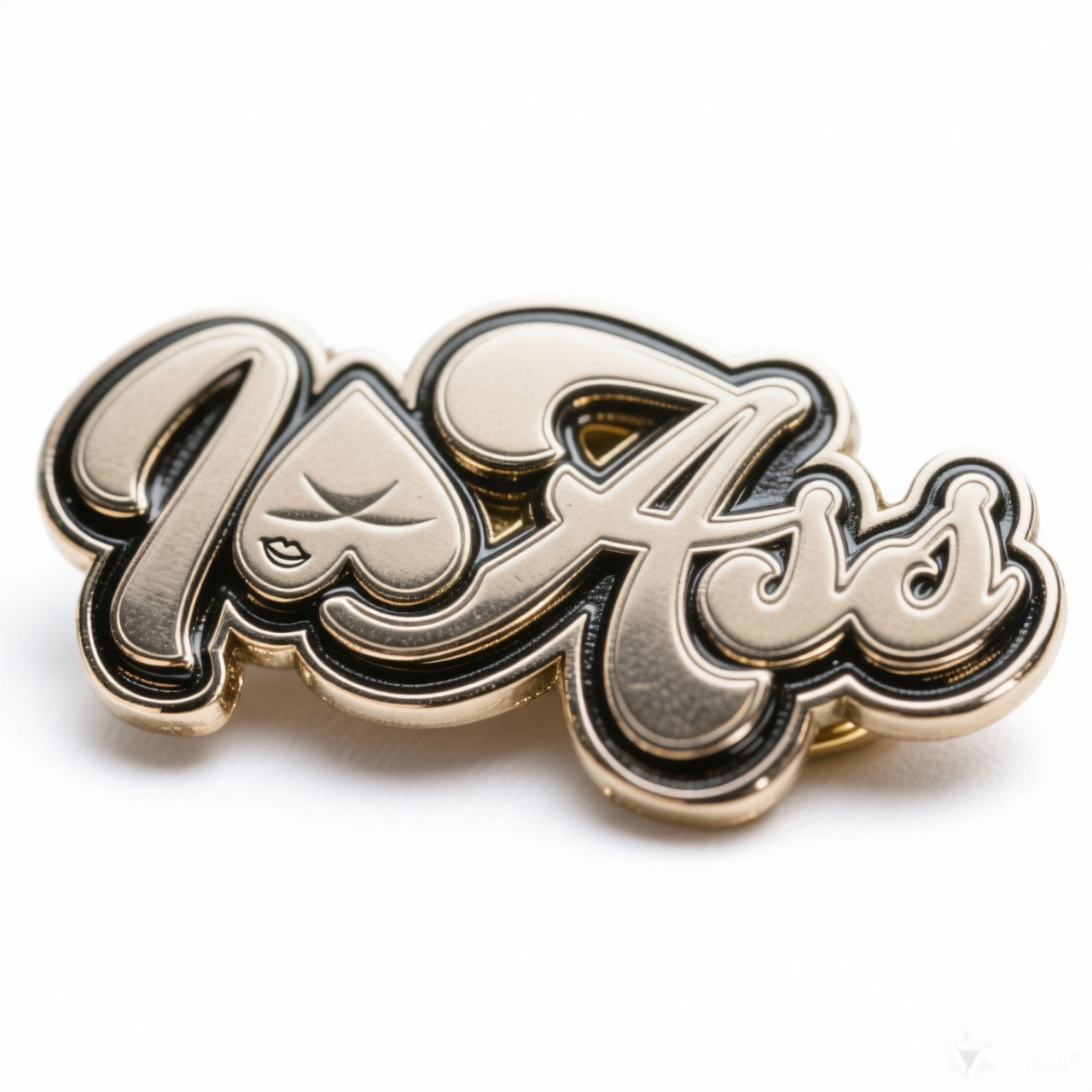 I LOVE" Signature Lapel Pin
