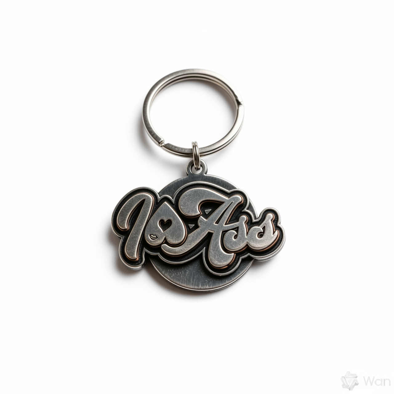 Signature" Metal Keychain