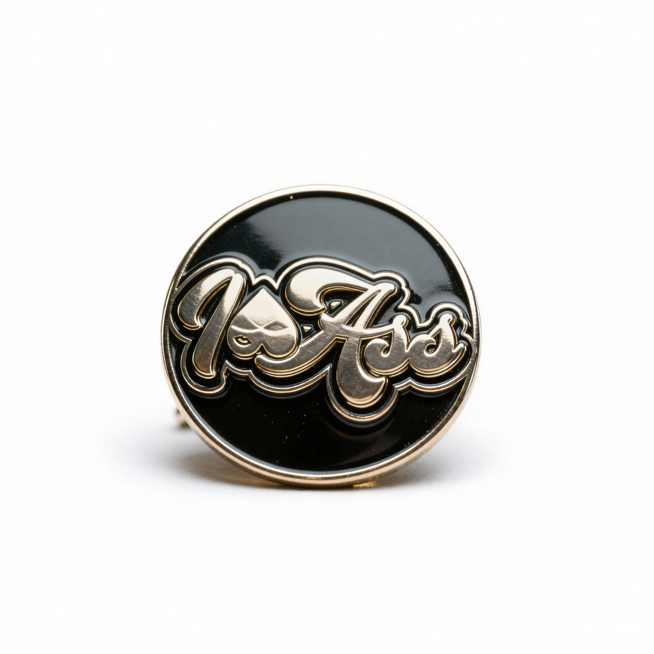I LOVE" Statement Lapel Pin