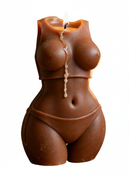 Sensual Torso Soy Wax Candle