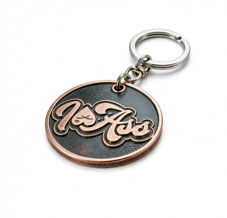 Signature Copper Keychain