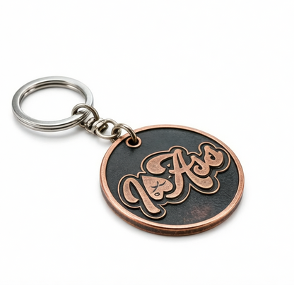 Signature Copper Keychain