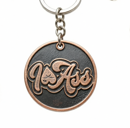 Signature Copper Keychain